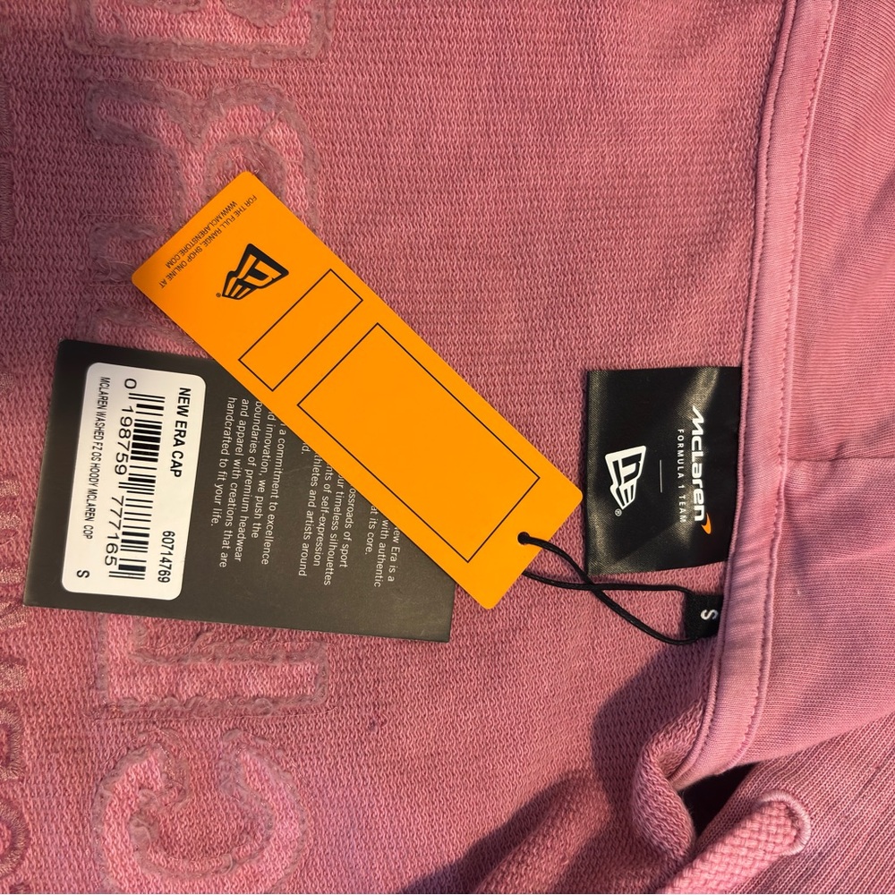 Men's Formula 1 McLaren Pink Zip-Up Sweater - Picture 7 of 8